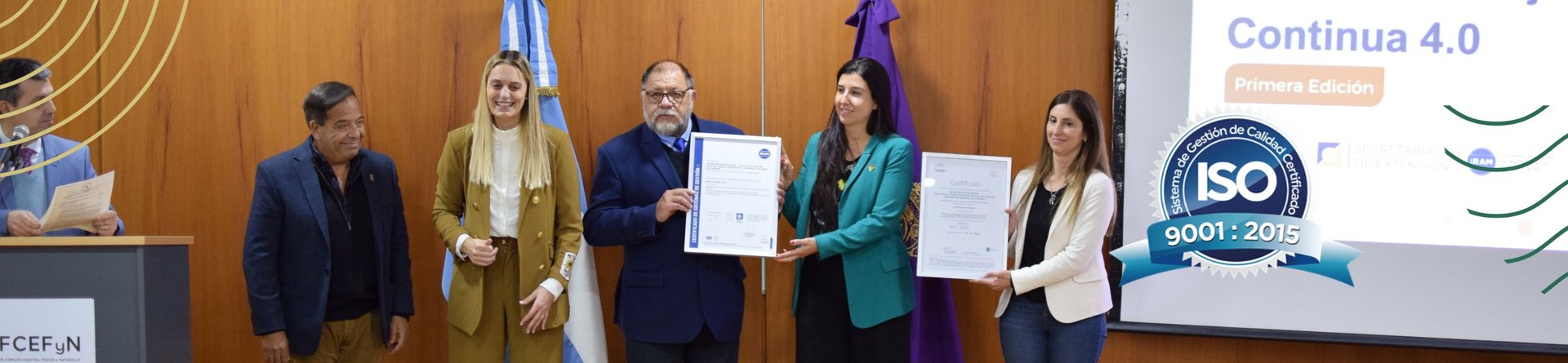 FCEFyN: Innovación y excelencia reconocidas con la certificación IRAM