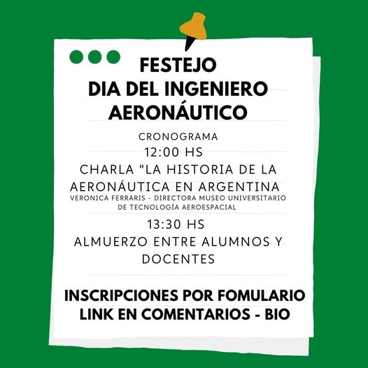 Festejo Dia Ing Aeronautico 2