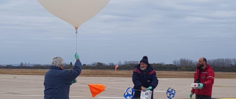 lanzamiento globo con transponder 1