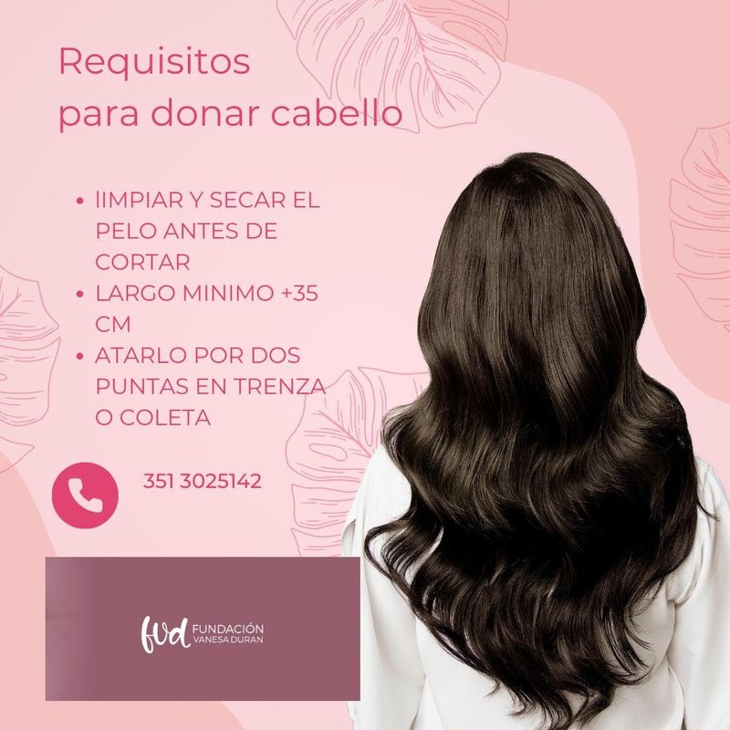 Donación de cabello